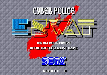 E-Swat - Cyber Police (bootleg) screen shot title